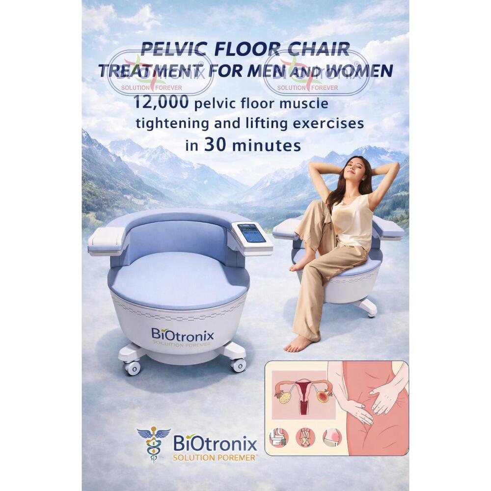 Medical Pelvic Floor Muscle Activation Chair for Rehabilitation Programs