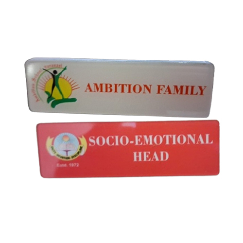 Shape Cut Badge - Badge Type: Pin