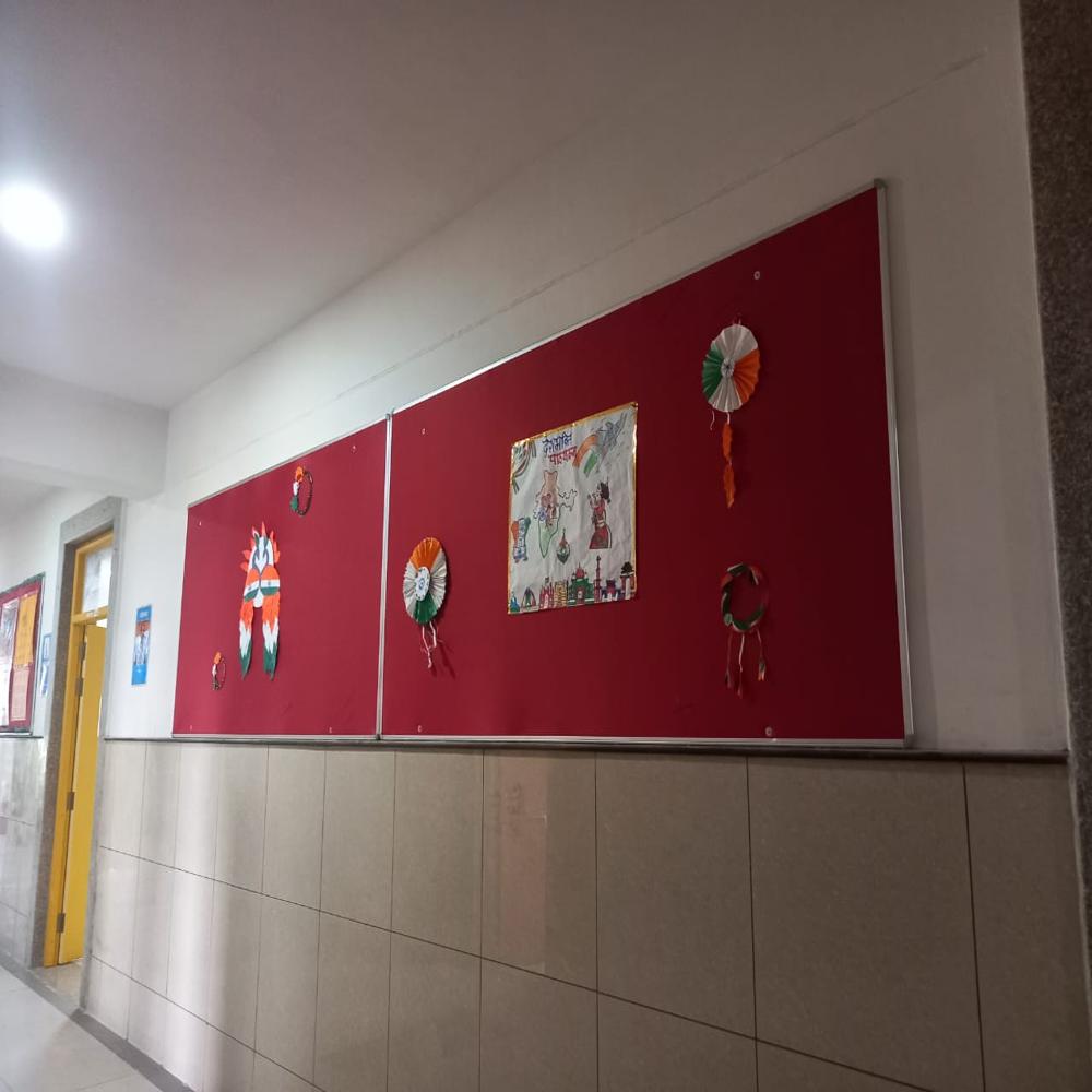 Pin Board For School - Material: Fabric