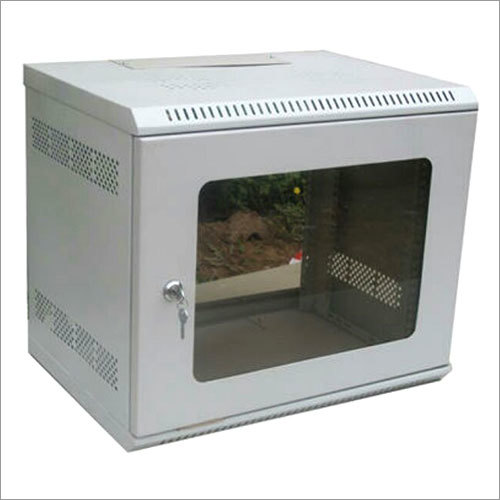 9u Wall Mount Rack - Sturdy Steel Construction | Ideal For Server And Networking Equipment