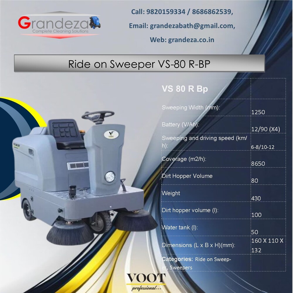 Voot Push Type Manual Sweeper Vs-55-w