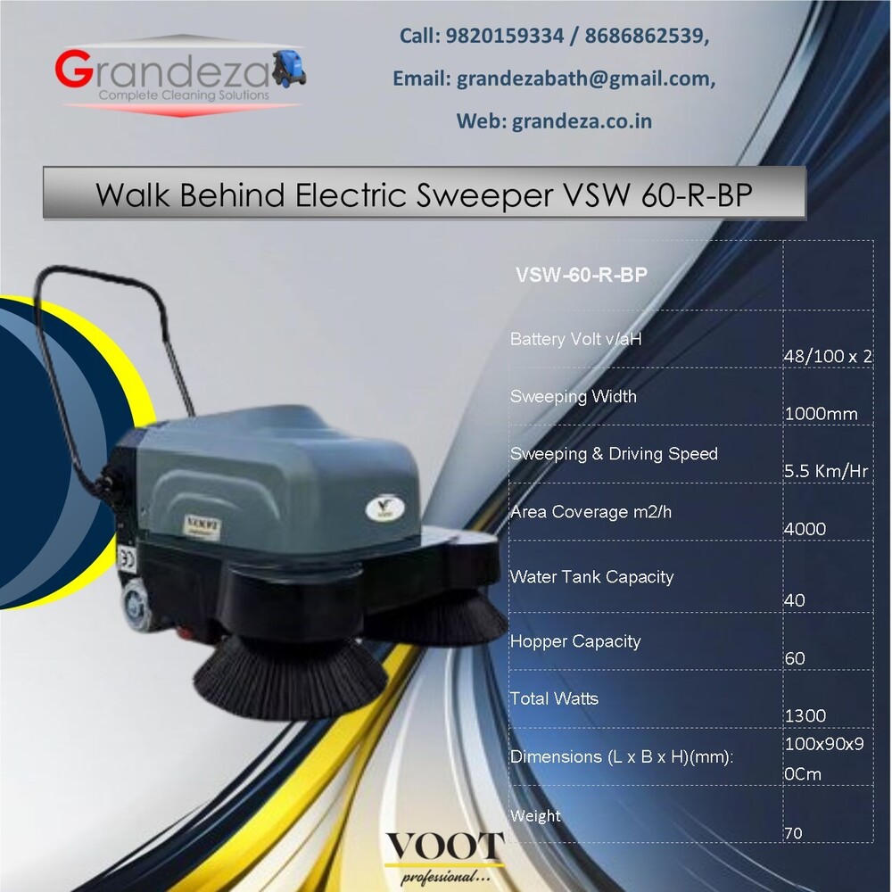 Voot Push Type Manual Sweeper Vs-55-w
