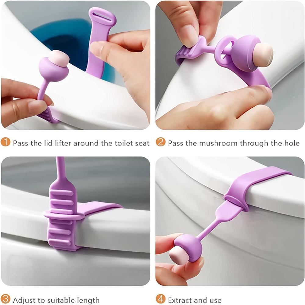 Silicone Toilet Seat Cover Lifter