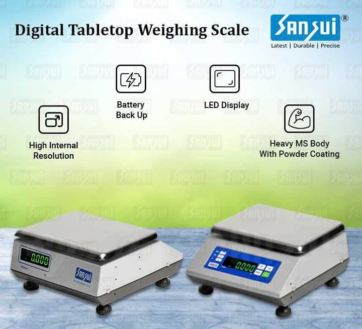 Digital Tabletop Weighing Scale - Ip Rating: 55 Ip