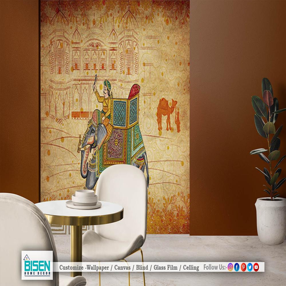 Desi Wall Wallpaper - Material: Non Woven