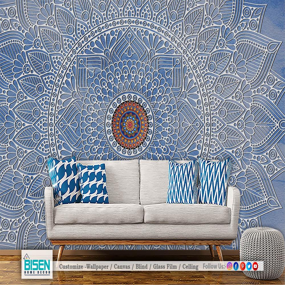 Classic Ethnic Wall Design - Material: Non Woven