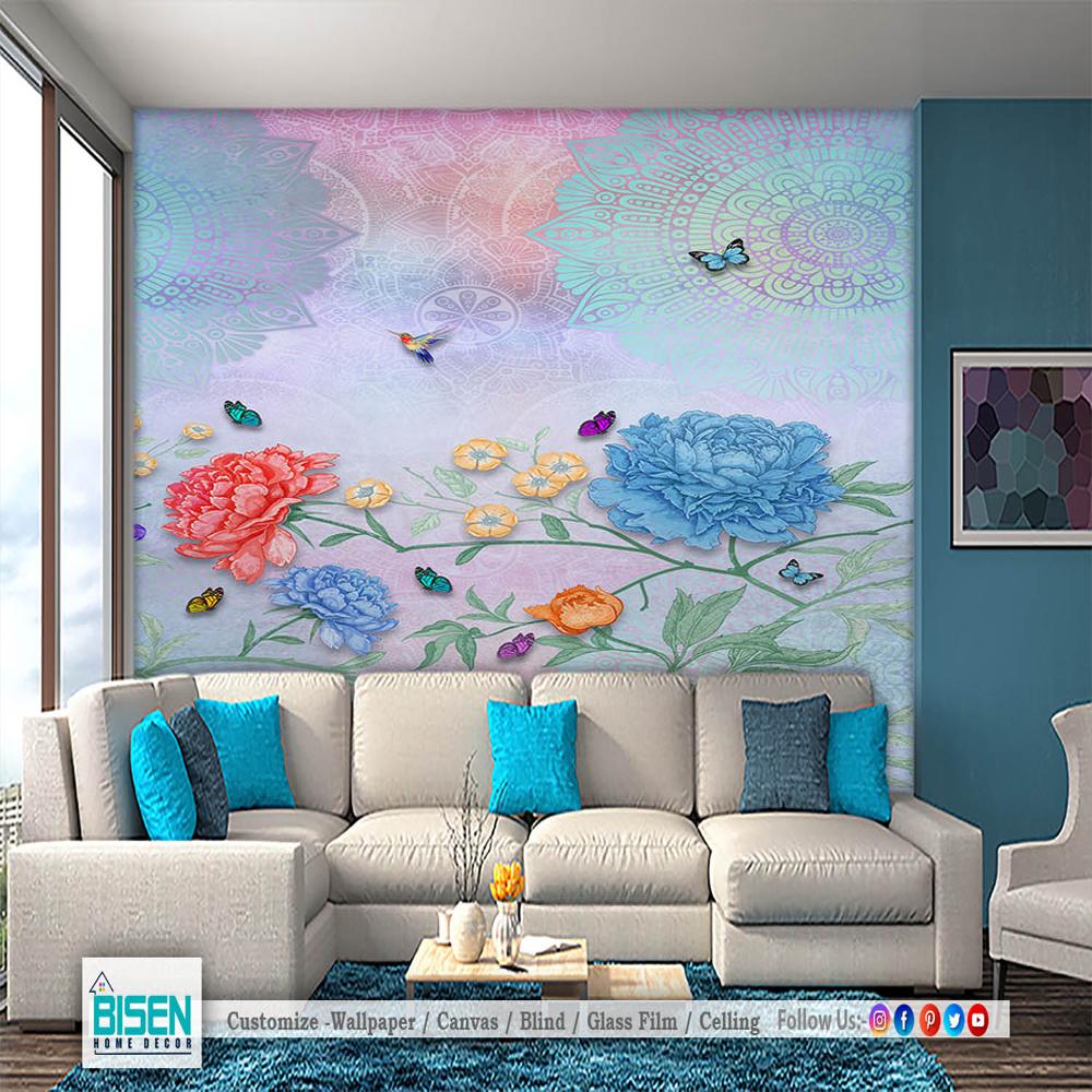 Pichwai wallpaper design