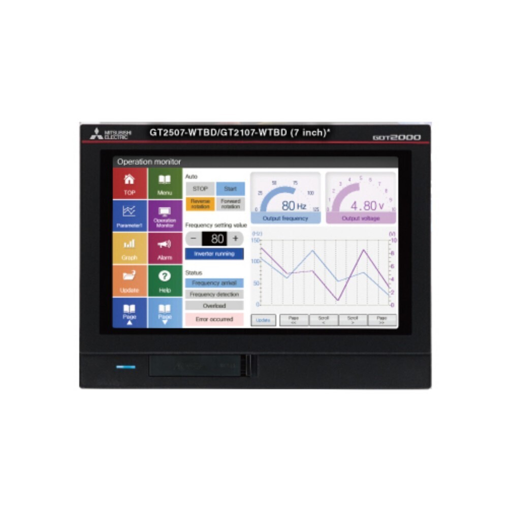 Gt Wide Model Graphic Operation Terminal Hmi - Frequency Range (Hz): 50A 60 Hertz (Hz)