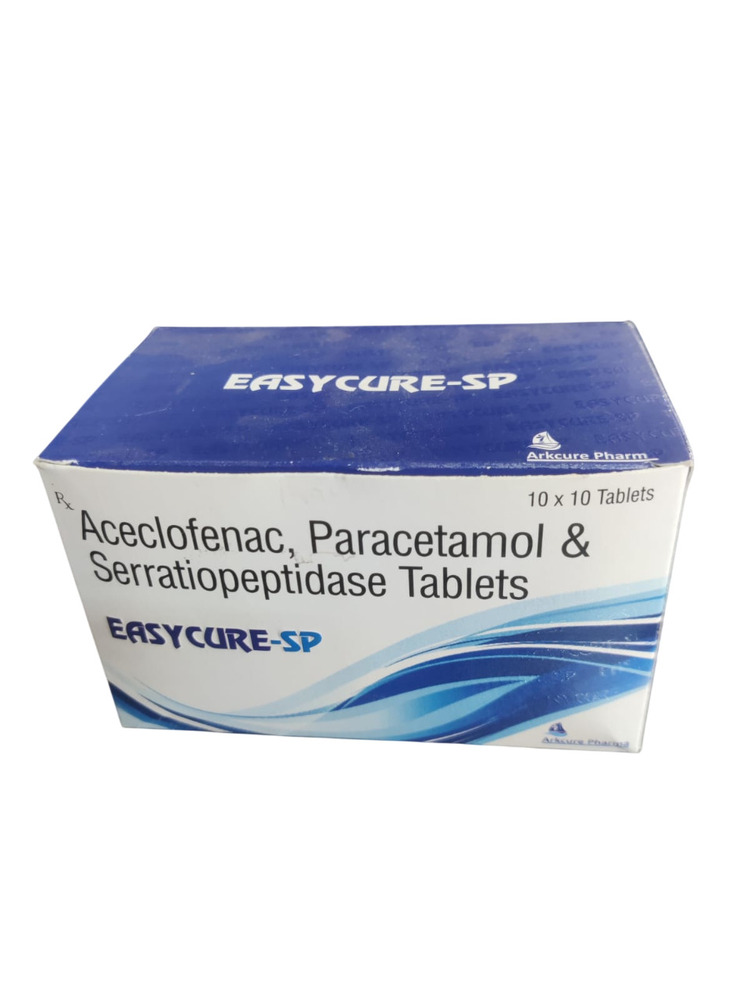 Aceclofenca,Paracetamol And Serratiopeptidase Tablet - Drug Type: General Medicines