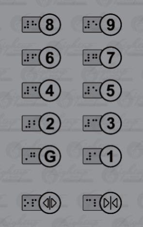 Stainless Steel Braille Label