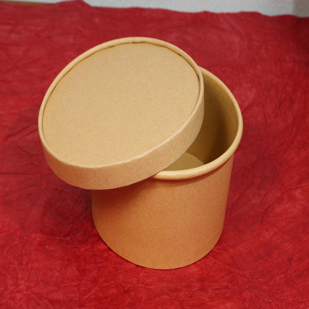 1000 ML Brown Kraft Paper Container