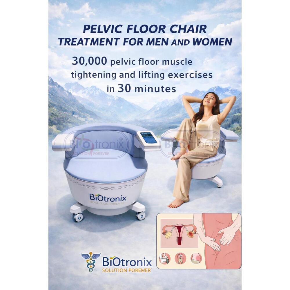 Non-Invasive Pelvic Floor Rehabilitation Chair for Incontinence Care