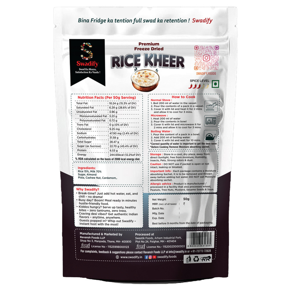 Rice Kheer - Feature: High Quality