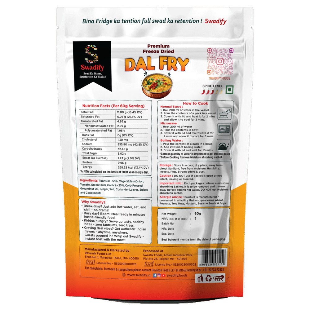 Dal Fry - Feature: High Quality