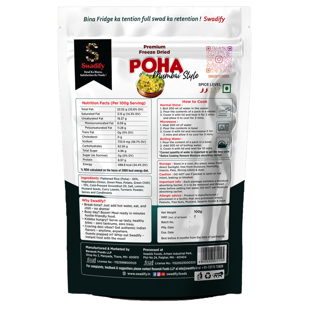 Poha(Freeze dried food)