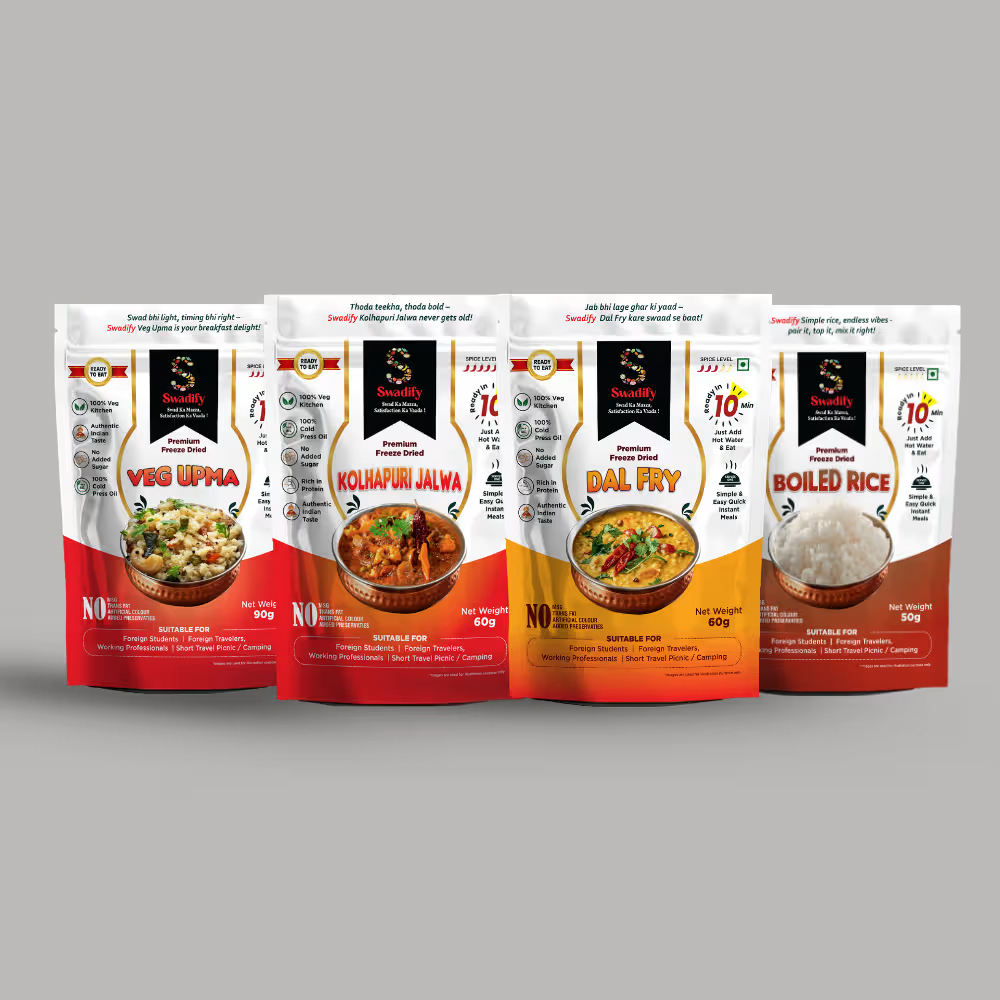 Veg Upma Kolhapuri Jalwa Dal Fry Boiled Rice Combo