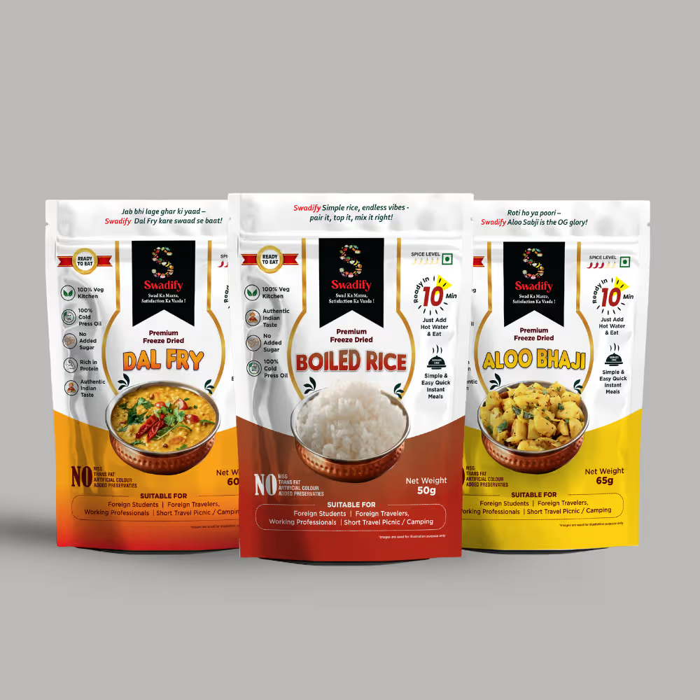 Dal Fry Boiled Rice Aloo Bhaji Combo