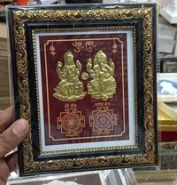 1.5 Gold Laxmi Ganesh Photo Frame