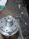 Industrial Hydraulic Cylinder - Color: Blue