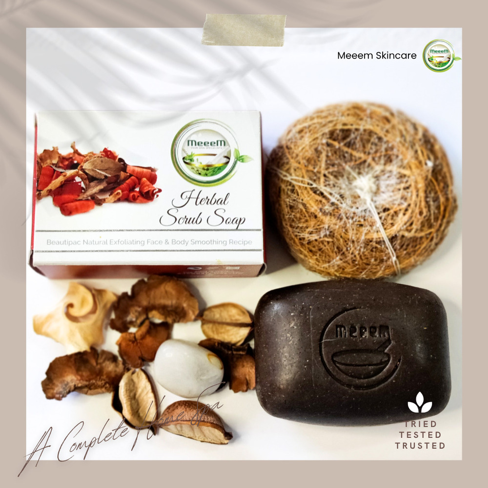 Herbal Scrub Soap - Feature: 100 % Natural