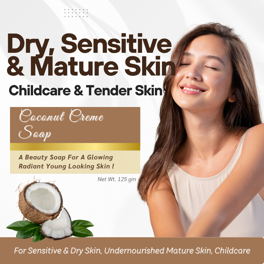 Coconut Creme Soap - Feature: 100 % Natural