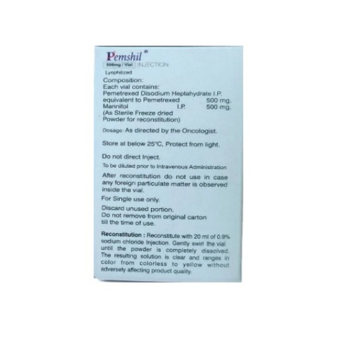Pemshil 500 mg Injection