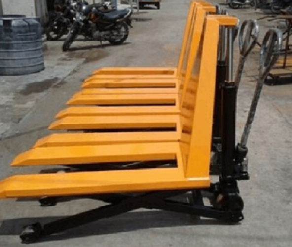Scissor Pallet Truck - Color: Golden Yellow