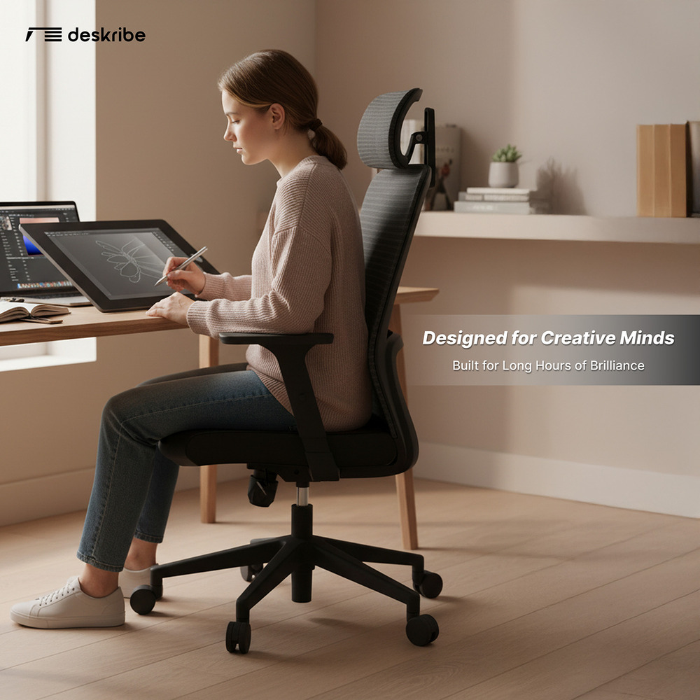 Aligno High Back Ergo Space Mystique Mesh Office Chair