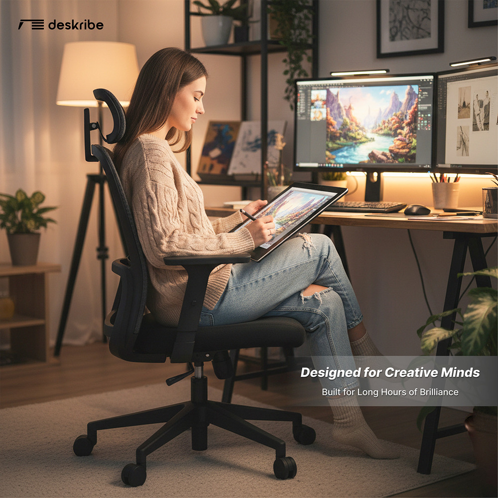 Aligno High Back Ergo Space Mystique Mesh Office Chair