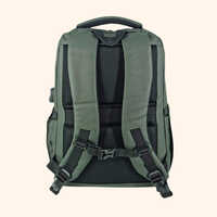 Linea Olive Green And Dark Grey Laptop Bag
