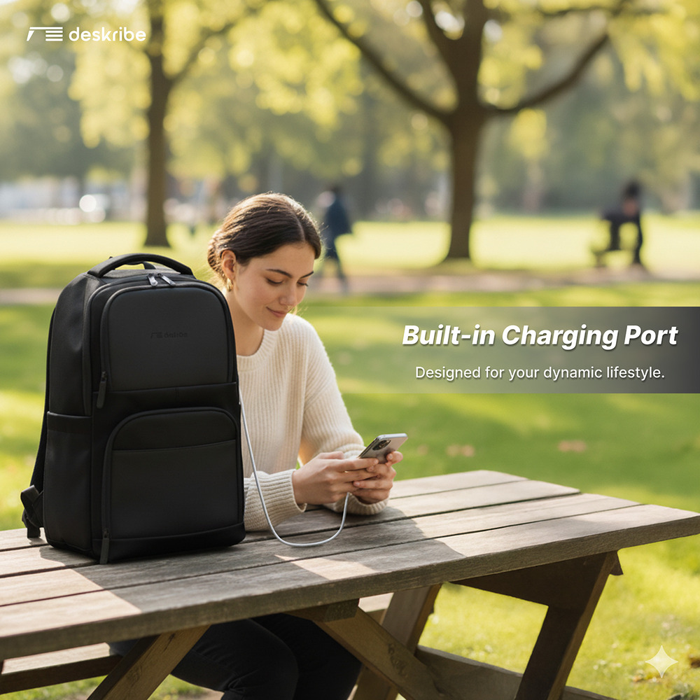 Black Waterproof Matte Polyester Laptop Bag