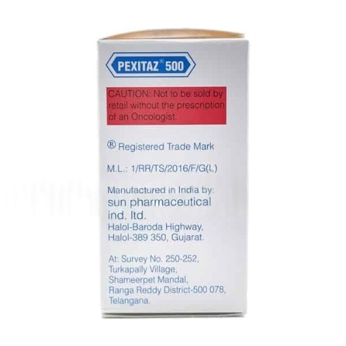 Pexitaz 500 mg Injection