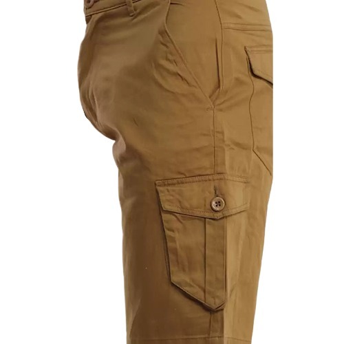 6 Pocket Brown Cargo Shorts