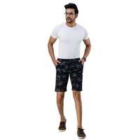 Black Cotton Fabric Chinos Shorts - Feature: High Quality