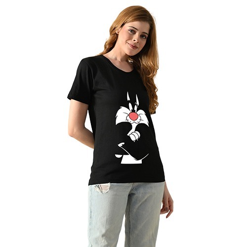 180 Gsm Cotton Fabric  Women T Shirt