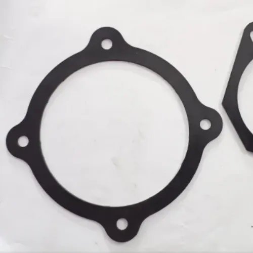Industrial Grade Rubber Flange Gaskets - Color: Black
