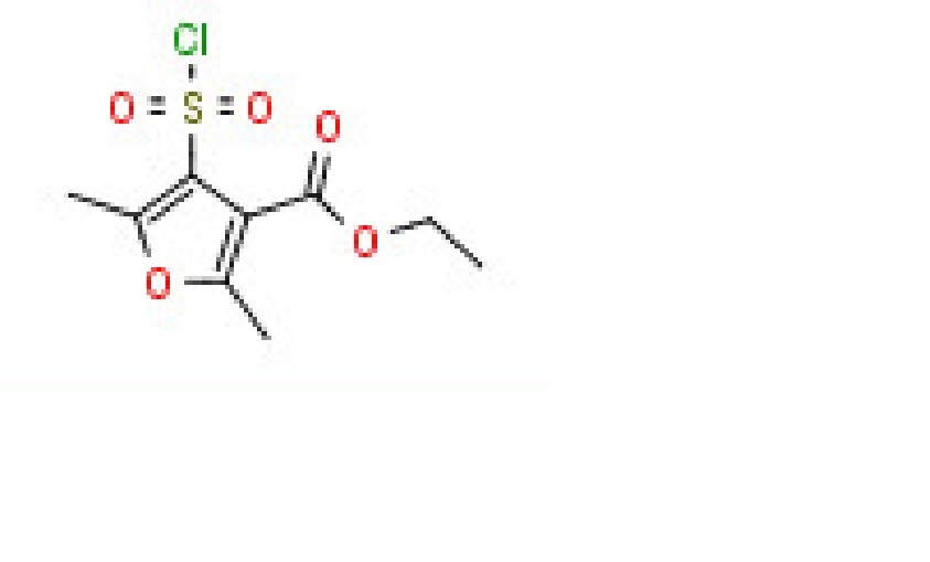Ethyl 4-(chlorosulphonyl)-2,5-dimethyl-3-furoate