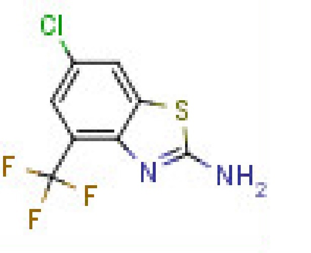 2-Amino-6-chloro-4-(trifluoromethyl) benzo[d]thiazole