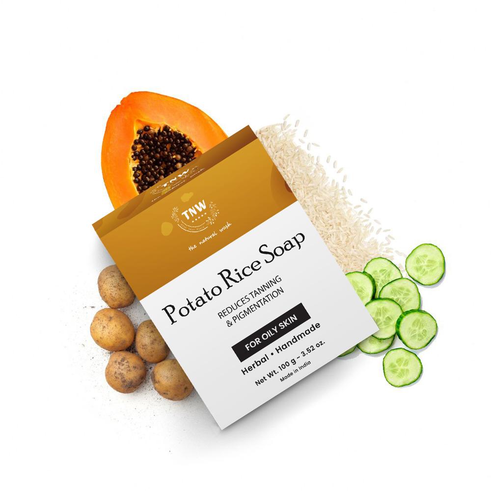 Potato Rice Soap - Handmade Soap For Face & Body - Age Group: Adults