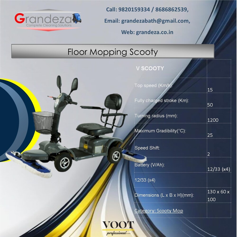 VOOT RIDE ON Floor Mopping Scooty