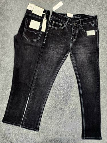 Full Length Peach Cotton Fully Stretchable Jeans