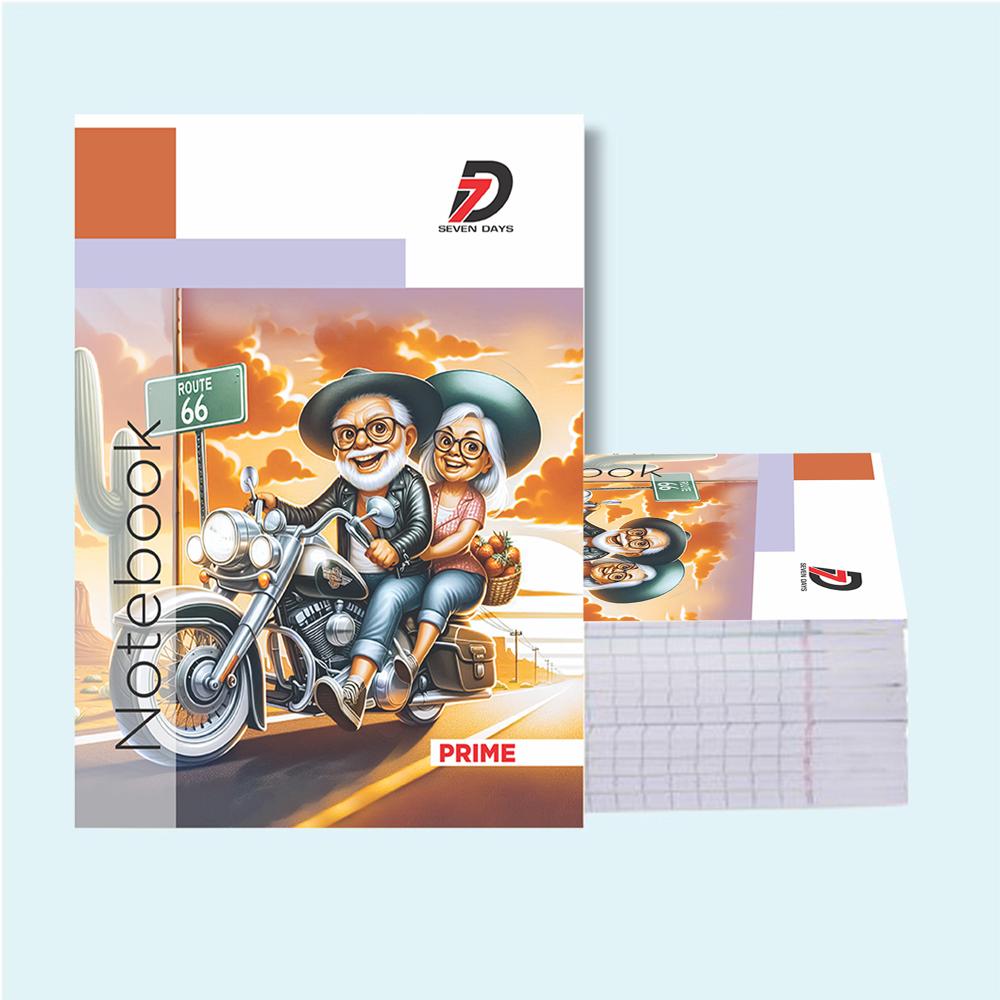 CTC BOOK WORLD Prime Series 3-in-1 Notebook | 80 Pages | Combined Hindi, English (4-Line) & Maths (Square) Ruling | All-in-One Multi-Subject Exercise Book
