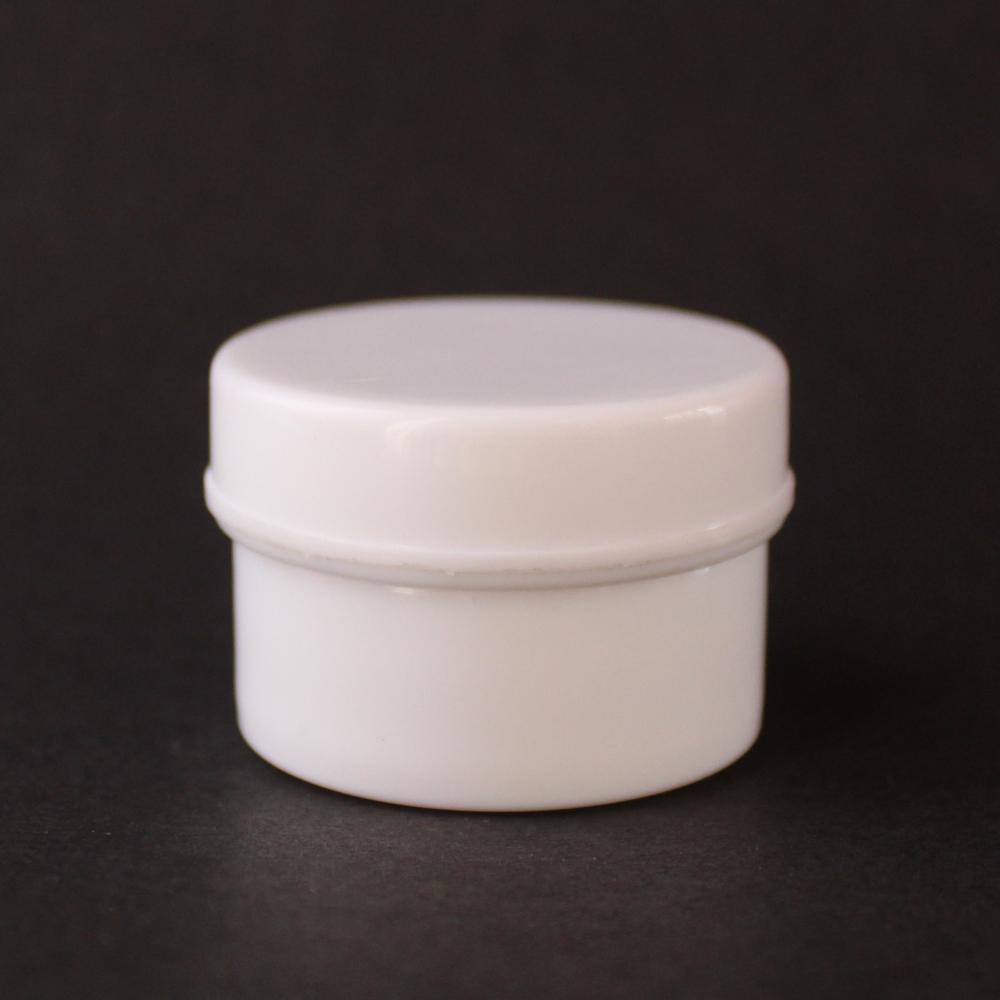 80 GM WHITE JAR WHITE CAP