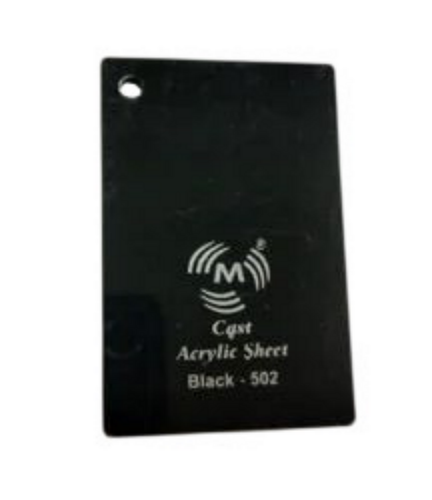 Cast Acrylic Sheet - Color: Black