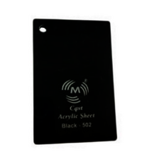 Cast Acrylic Sheet - Color: Black
