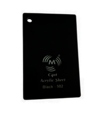 Cast Acrylic Sheet - Color: Black
