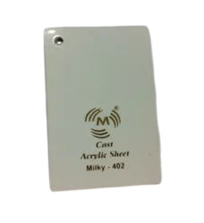 Milky Glossy Cast Acrylic Sheet