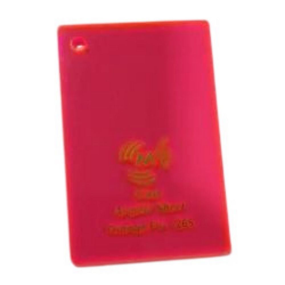 Cast Acrylic Sheet - Color: Pink