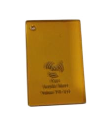 Yellow Cast Acrylic Sheet