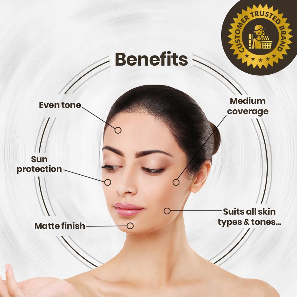 BB Cream  No Makeup Look | BB cream with SPF 30 and Natural Ingredients